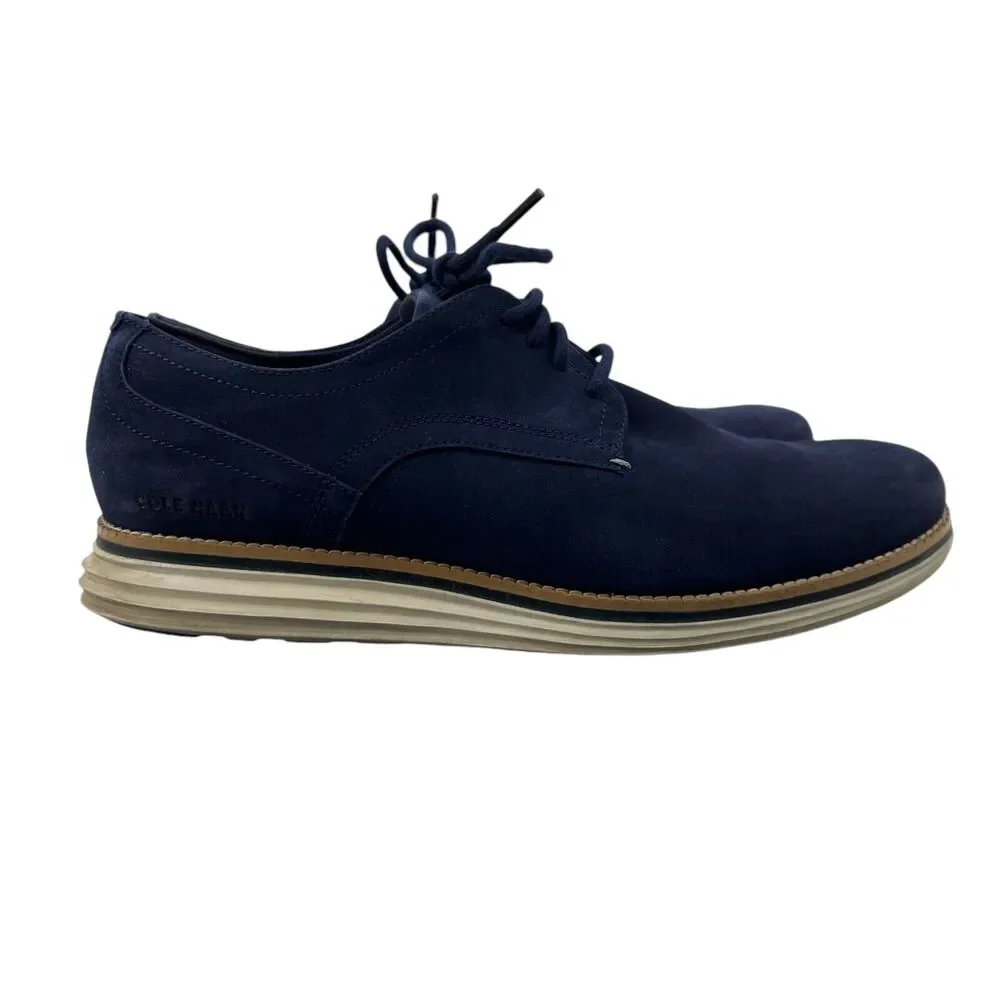 Cole Haan Shoes Mens 9.5 Navy OG Cloudfeel Energy Merid PT Oxford Nubuck Leather